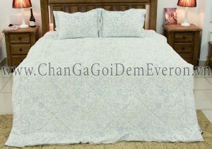 Bộ chăn nỉ MICRO BURN OUT PRINT BLUE