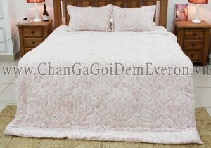 Bộ chăn nỉ MICRO BURN OUT PRINT PINK