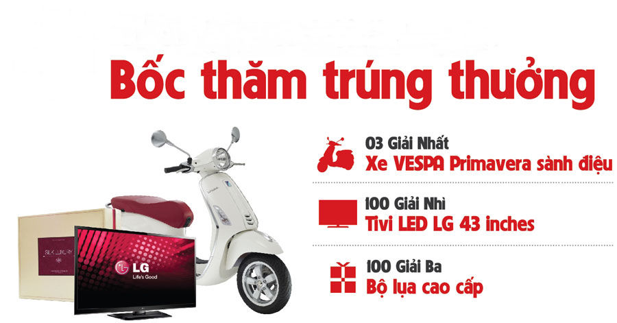 everon khuyến mãi 2015, mua everon, rinh vespa về nhà