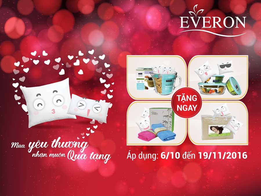 Đón gió mùa tháng 10 cùng khuyến mại ấm áp của Everon