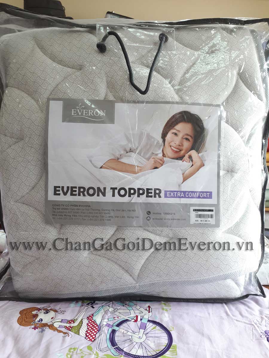 Topper Everon - Tấm lót làm mềm đệm cao cấp Hàn Quốc